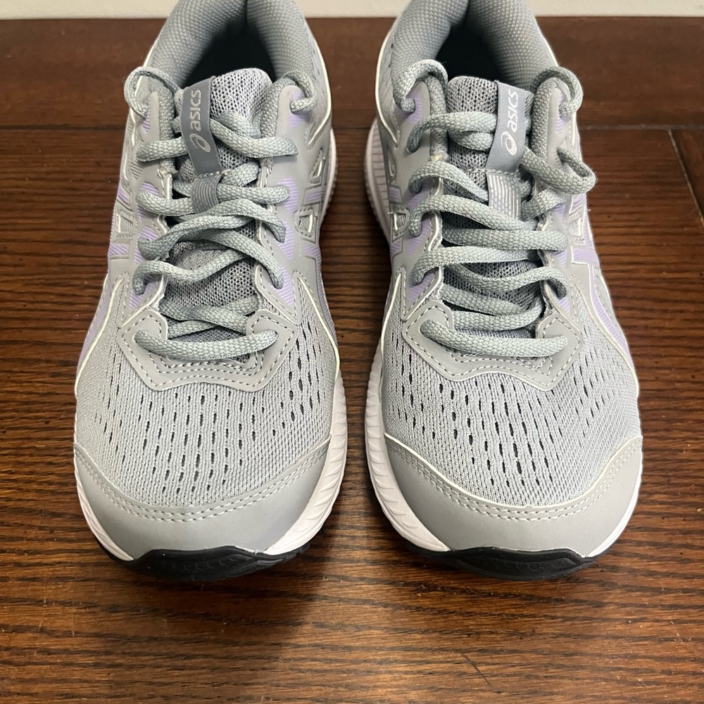 ASICS Gel Contend 8 violet gray NEW size 6 - Picture 2 of 7